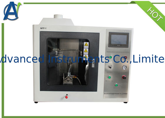 NFPA 701 Bagian 1 Alat Uji Flamabilitas Tirai Skala Kecil