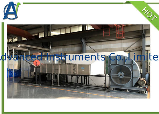 NFPA 256 Solar Cell Spread Flame Test Equipment Burning Brand Test Untuk Penutup Atap