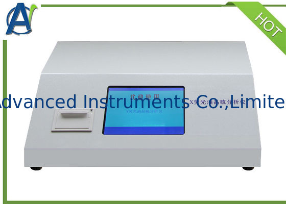 Peralatan pengujian ASTM D4294 XRF untuk diesel fuel oil sulfur content analyzer