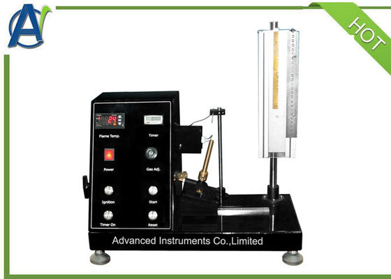 ASTM D3014A Vertical Flammability Tester Untuk Plastik Seluler Termoset Kaku