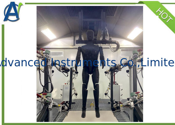 ASTM F1930 Pakaian Tahan Api untuk Perlindungan Terhadap Peralatan Pengujian Simulasi Kebakaran