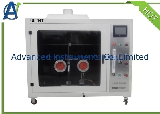 Bahan Polimer ISO 1210 Peralatan Deteksi Api Horizontal dan Vertikal IEC 60707