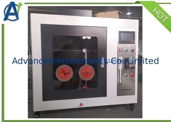 ISO 1210 Horizontal/Vertical Flame Tester untuk Bahan Polimer IEC 60707
