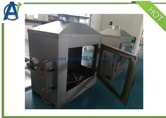 Uji Sumber Api Tunggal Instrumen Uji Mudah Terbakar EN ISO 11925-2 Dan DIN 53438